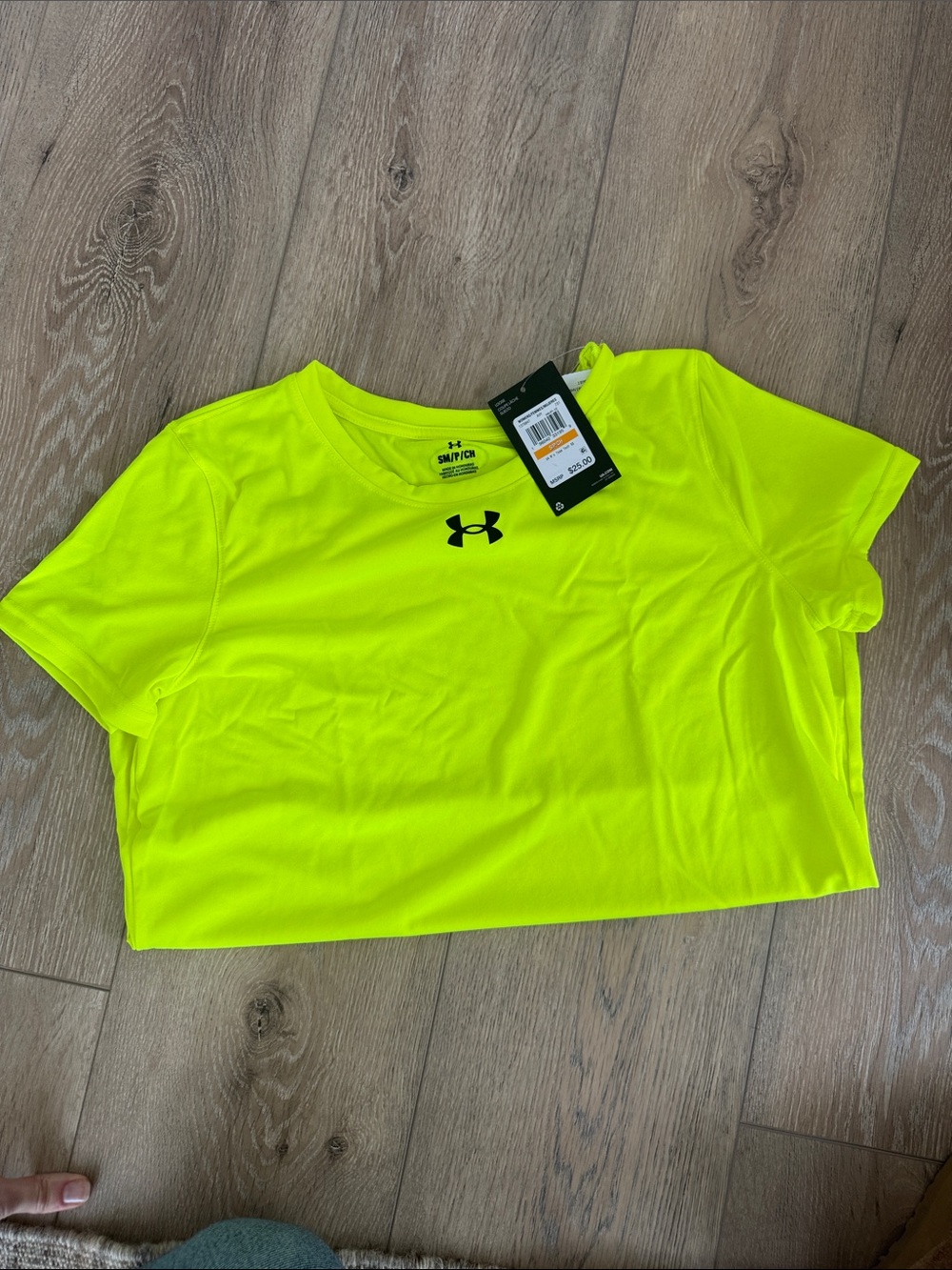Under Armour Women's High-Vis Neon Yellow Short Sleeve Performance Tee